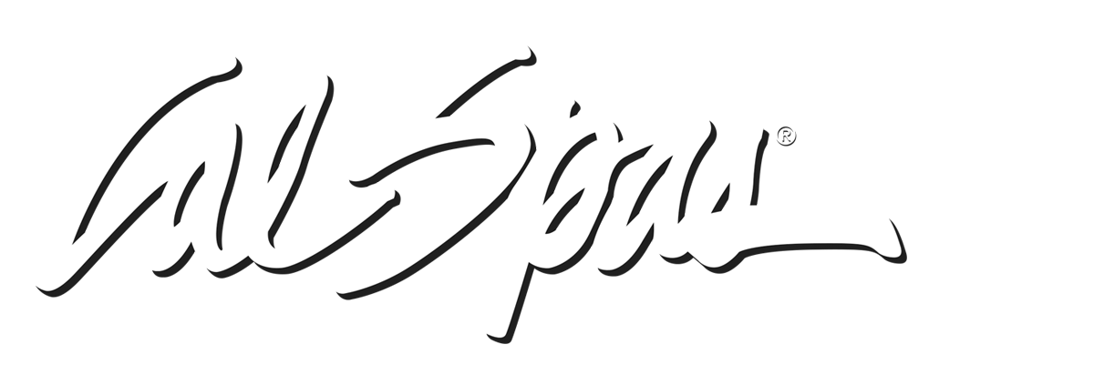 Calspas White logo hot tubs spas for sale Carson