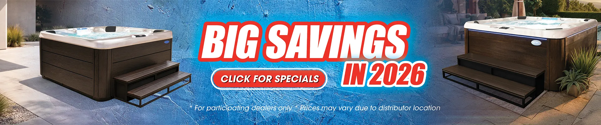 Calspas hot tub being used in a family setting - Carson