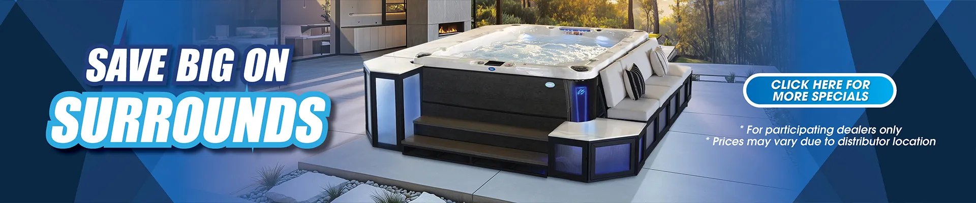 Calspas hot tub being used in a family setting - Carson