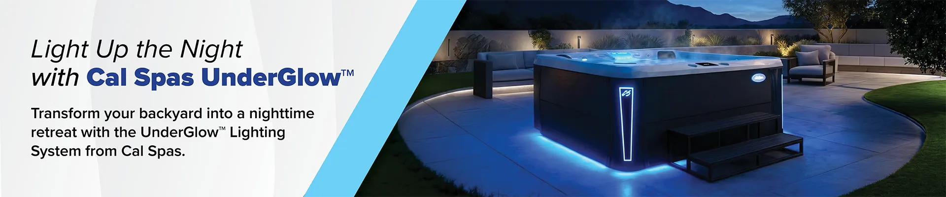 Calspas hot tub being used in a family setting - Carson